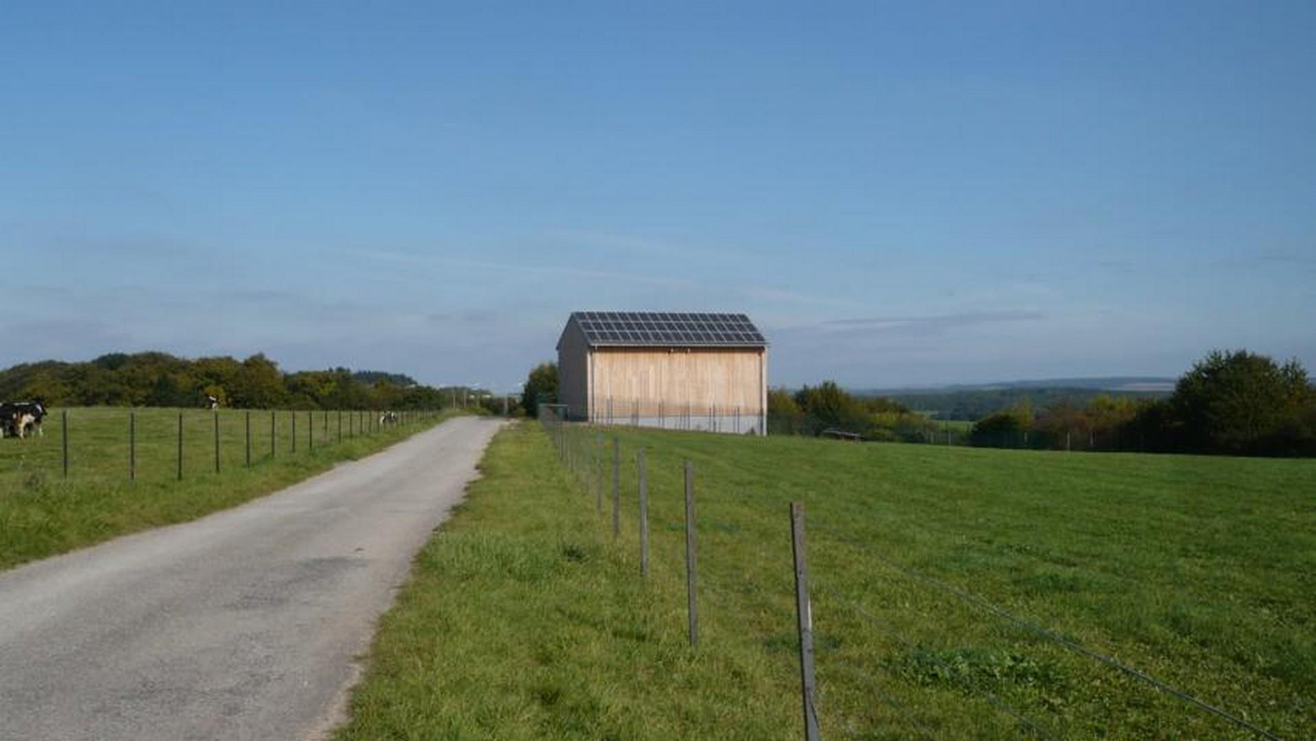 Bauwerk außen - Neuer Hochbehälter in Flaxweiler