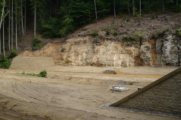 Modélisation terminée du terrain/couche de terre végétale