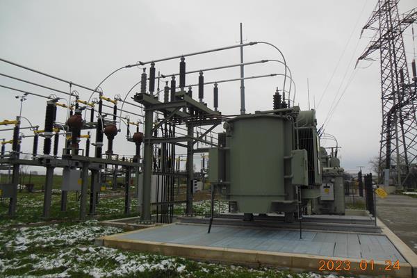 Nouvel emplacement des transformateurs de la 3e phase d'extension