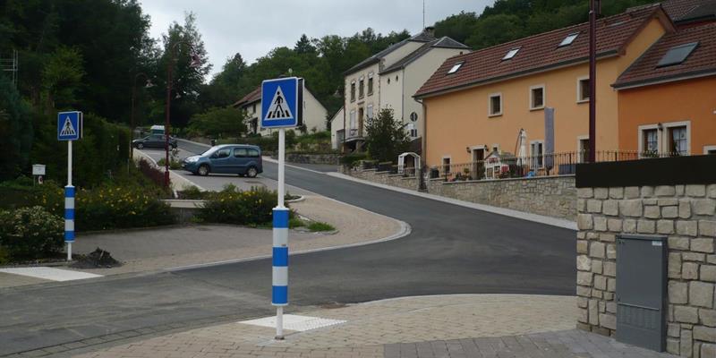 Erneuerung einer Einmündung