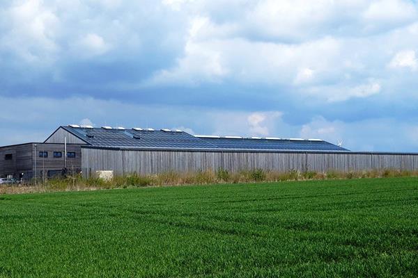 Ansicht auf den Gebäudekomplex im Gewerbegebiet Clemensbongert Heiderscheid