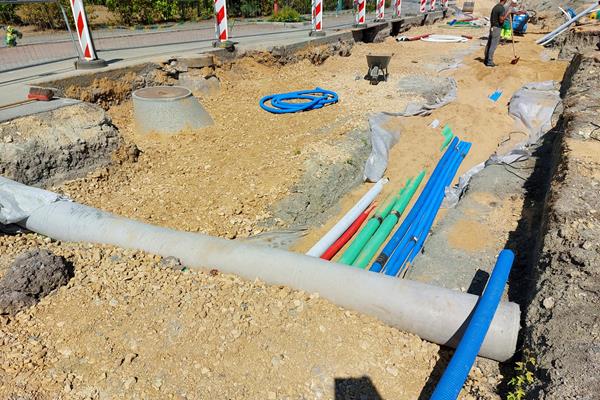 Travaux de viabilisation - Maisons en bande à Gonderange