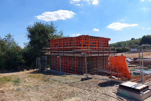 Panneaux de coffrage - Maisons en bande à Gonderange