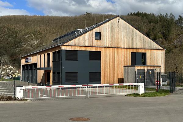 Nouveau hall des pompiers pour le Centre d'Incendie et de Secours à Vianden (CIS Vianden)