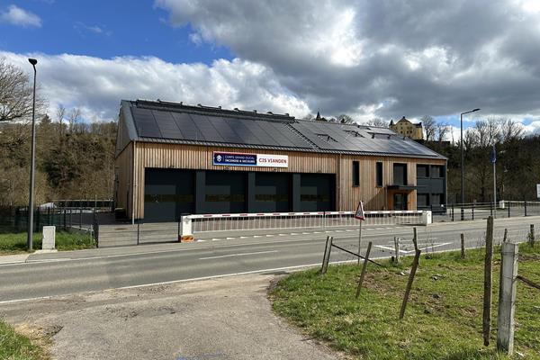 Nouveau hall des pompiers pour le Centre d'Incendie et de Secours à Vianden (CIS Vianden)