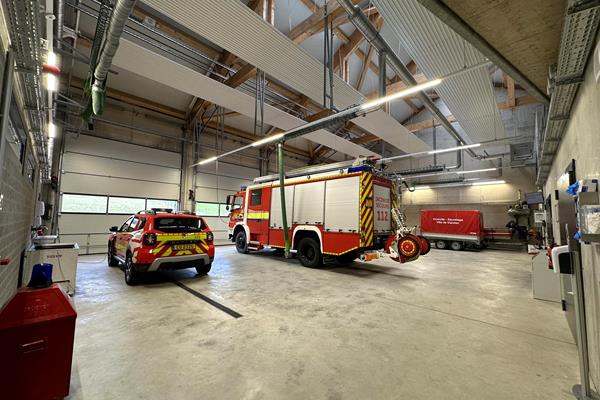 Nouveau hall des pompiers pour le Centre d'Incendie et de Secours à Vianden (CIS Vianden)