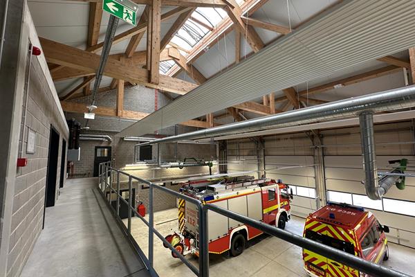 Nouveau hall des pompiers pour le Centre d'Incendie et de Secours à Vianden (CIS Vianden)