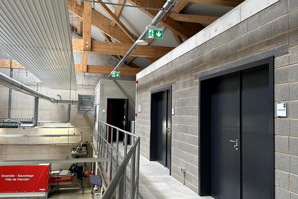 Nouveau hall des pompiers pour le Centre d'Incendie et de Secours à Vianden (CIS Vianden)