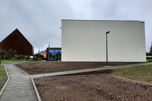 Construction d'un nouveau centre culturel à Eschdorf.