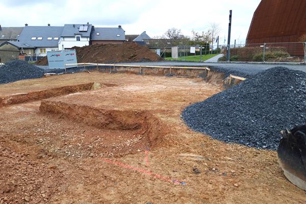 Construction d'un nouveau centre culturel à Eschdorf.